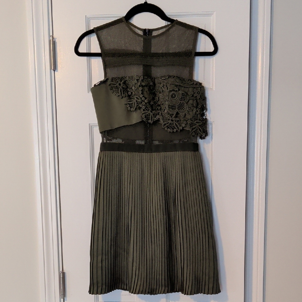 Three Floor Invidia Rifle Green Dress